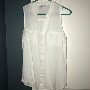 old navy button down tank